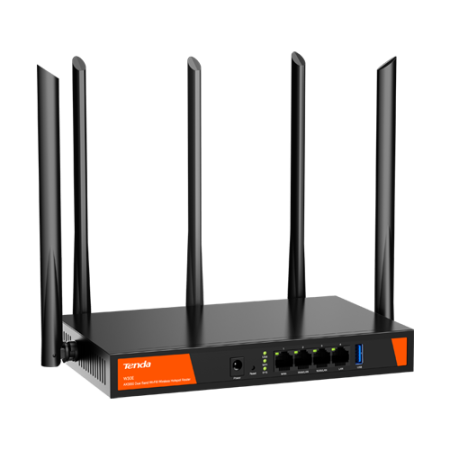 Router business, multi-WAN, WiFi 6, Dual Band, AX3000, 200 utilizatori, Management - TENDA TND-W30E TENDA - 1