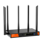 Router business, multi-WAN, WiFi 6, Dual Band, AX3000, 200 utilizatori, Management - TENDA TND-W30E TENDA - 1