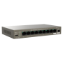 Switch 8 porturi Gigabit PoE, 1 x RJ45 Gigabit Uplink, 1 x SFP Gigabit Uplink - IP-COM G1110PF-8-102W IP-COM - 2