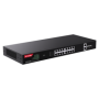 Switch 16 porturi Gigabit PoE, 2 x RJ45 Gigabit Uplink, 2 x SFP Gigabit, 1U - IP-COM G1120P-16-250W IP-COM - 3