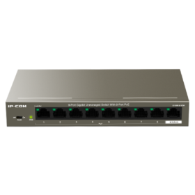 Switch 8 porturi Gigabit PoE, 1 x RJ45 Gigabit Uplink - IP-COM G1109P-8-102W IP-COM - 1