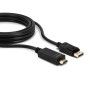 Cablu Lindy 1m DisplayPort la HDMI 4K30Hz, rezolutie maxima  3840x2160@ 30Hz 4:4:4 8bit, latime de banda suportata 10.2Gbps LIND