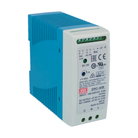 Sursa de alimentare in comutatie, 27.6V / 0.95A + 0.5A, sina DIN, backup - MEAN WELL DRC-40B MeanWell - 1