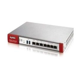 Zyxel USGFLEX200 Security Gateway, 10/100/1000 Mbps RJ-45 ports, 4 x LAN/DMZ 2 x WAN, 1 x SFP,2 x USB 3.0, 1800Mbps, 12V DC, 2.5