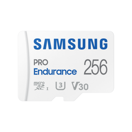 Card de  Memorie Samsung Micro SDXC PRO Endurance (2022) UHS-1 Clasa 10 256GB + Adaptor SD SAMSUNG - 1