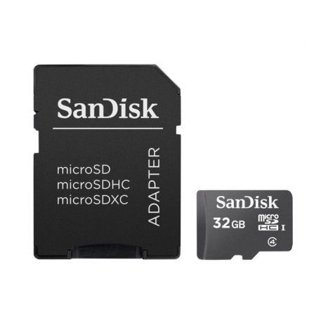 Card de Memorie MicroSD SanDisk 32GB, Adaptor SD, Class 4 SANDISK - 1