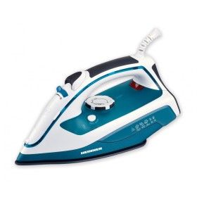 Fier de calcat Soft Turquoise Heinner HSI-2400TQ, talpa din ceramica, calcare uscata/cu abur/cu jet de abur/spray, auto-curatare