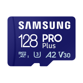 Card de Memorie MicroSDHC PRO PLUS 128GB, Class10/Grade 3 adapter UHS-I MB-MD128DA/EU SAMSUNG - 1