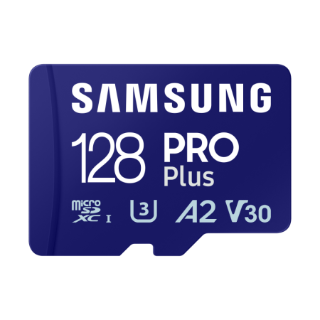 Card de Memorie MicroSDHC PRO PLUS 128GB, Class10/Grade 3 adapter UHS-I MB-MD128DA/EU SAMSUNG - 1