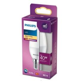 Bec LED Philips B35, EyeComfort, E14, 5W (40W), 470 lm, luminacalda(2700K), mat PHILIPS - 1