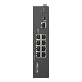 Switch 8 porturi PoE, 2 porturi uplink SFP/RJ45 - HIKVISION DS-3T0310HP-E-HS HIKVISION - 1