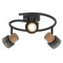 Spot LED triplu ajustabil Ledvance DECOR CORK SPIRAL, 3xGU10, 3x3.4W, 690 lm, lumina calda (2700K), IP20, 318x136x293mm, metal/p