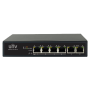 Switch 4 porturi PoE+, 2 porturi uplink RJ45 - UNV NSW2010-6T-POE-IN UNIVIEW - 1