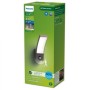 Aplica LED pentru exterior cu senzor de miscare Philips SPLAY, 3.8W, 800 lm, lumina calda (2700K), IP44, 240x160x80mm, Antracit 