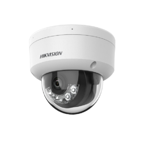 Camera de supraveghere IP Dome 4MP Smart Hybrid Light Hikvision DS-2CD1143G2-LIU(2.8MM), lentila fixa 2.8mm, iluminare min: Colo