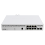 Switch, 8 x Gigabit PoE, 2 x SFP+ 10Gbps, Management - MikroTik CSS610-8P-2S+IN MIKROTIK - 1