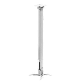 Suport de tavan telescopic Sopar Tapa White 23060, inaltime reglabila intre 70-120 cm, suporta pana la 12 kg, grad de inclinare 