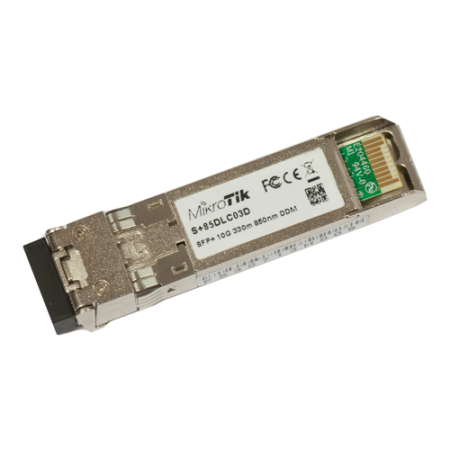 Modul SFP+ 10G MM 300m 850nm Dual LC-connector - Mikrotik S+85DLC03D MIKROTIK - 1