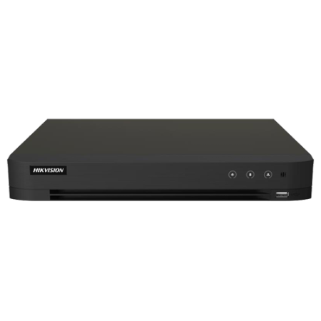 DVR AcuSense 16 ch., 5MP + 8 ch. IP 6MP, Alarma I/O, VCA - HIKVISION iDS-7216HQHI-M1-XT(16A+4/1ALM) HIKVISION - 1