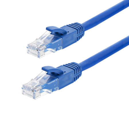 Patch cord Gigabit UTP cat6, LSZH, 0.50m, albastru - ASYTECH Networking TSY-PC-UTP6-050M-B TSY Cable - 1