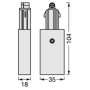 Alimentator sina Ledvance TRACKLIGHT, 230V, 104x35x18mm, Negru LEDVANCE - 4