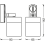 Spot cu montaj pe sina Ledvance TRACKLIGHT GOLD CYLINDER, 1xGU10 (neinclus), max 35W, IP20, reglabil, Ø65x142mm, Negru/Auriu LED