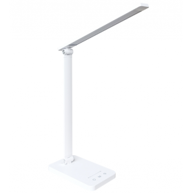 Lampa LED birou Ledvance PANAN Disk Fold, 6.5W, 255 lm, lumina alba (3000K - 6500K), dimabila, Touch control, temporizator 30/60
