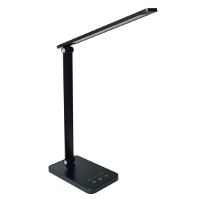 Lampa LED birou Ledvance PANAN Disk Fold, 6.5W, 255 lm, lumina alba (3000K - 6500K), dimabila, Touch control, temporizator 30/60