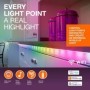 Kit Banda LED RGB inteligenta Ledvance SMART+ Wifi FLEX Magic cu Telecomanda, 15.5W, 220-240V, 350lm/m, lumina alba si color (27