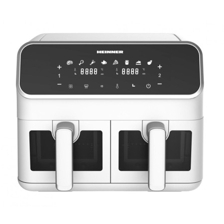 FRITEUZA DUBLA CU AER CALD HEINNER DUALFRY SUPREME HAF-H8DB17WH HEINNER - 1