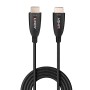 Cablu Lindy HDMI 8k60, fibra optica hybrid, lungime 50m, rezolutie maxima 7680x4320@60Hz 4:2:0 10bit, 3840x2160@120Hz 4:4:4 10bi