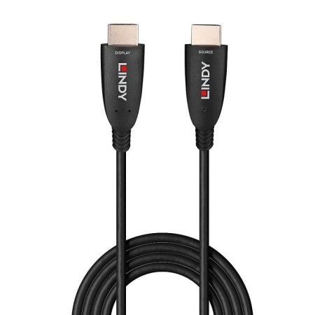 Cablu Lindy HDMI 8k60, fibra optica hybrid, lungime 50m, rezolutie maxima 7680x4320@60Hz 4:2:0 10bit, 3840x2160@120Hz 4:4:4 10bi