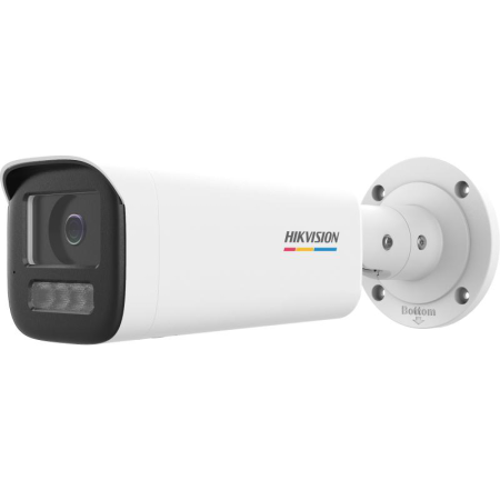 Camera de supraveghere IP Bullet 4MP ColorVu Hikvision DS-2CD1B47G2H- LIU(2.8MM), lentila fixa 2.8mm, iluminare: Color: 0.0005 L