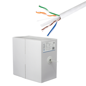 Cablu UTP, cat 6, CUPRU 100%, 305m, LSZH, 4x2x23 AWG - eRaya NET6LUT-305 eRaya - 1