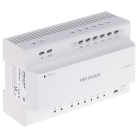 Distribuitor Video/Audio, 2 fire pentru 6 posturi interior/exterior  - HIKVISION DS-KAD7060EY HIKVISION - 1