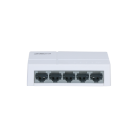 DAHUA 5 PORT UNMANAGED SWITCH PFS3005-5ET-L-V2, Interffata: 5 x 100Mbps, alimentare: 5 VDC 1 A, Switching Capacity: 1 Gbit, Pac 