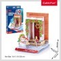 Cubic Fun - Puzzle 3D casa decorata de Craciun 20 piese Cubic Fun - 2