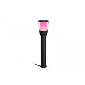 Stalp LED RGB pentru iluminat exterior WiZ Connected Elpas Bollard, 4.8W, 400 lm, lumina alba si color (2700-5000K), IP65, 52x11