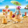 Figurine copii cu castel de nisip