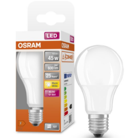 Bec LED Osram Classic A60, E27, 12-36V AC/DC, 6.5W (45W), 600 lm, lumina calda (2700K), nu functioneaza la 220-240V OSRAM - 1