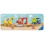 Puzzle Lemn Utilaje Constructii, 3 Piese Ravensburger - 2