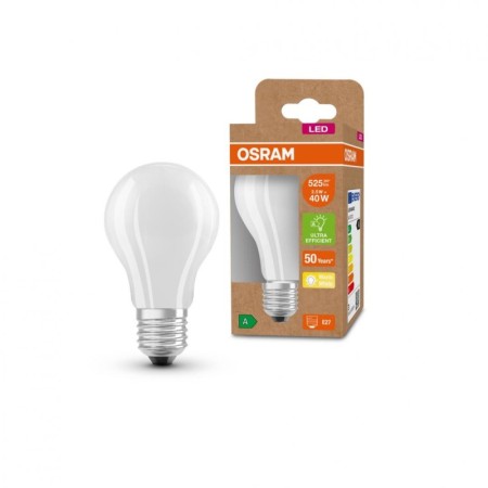 Bec LED Osram Classic A60, Ultra Efficient Light, E27, 2.5W (40W), 525 lm, lumina calda (3000K) OSRAM - 1