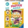 Puzzle Mix&Match Haine Colorate, 3X24 Piese Ravensburger - 2
