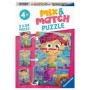 Puzzle Mix&Match Sirene Si Monstri, 3X24 Piese Ravensburger - 1