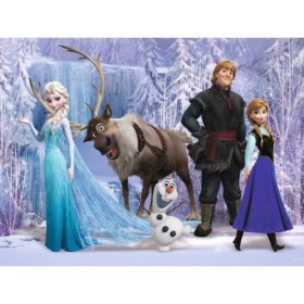 Puzzle Frozen in taramul Zapezii 100 piese