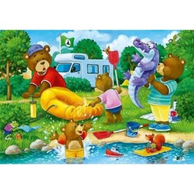 Puzzle Ursi In Camping, 2X24 Piese Ravensburger - 1