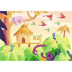 Puzzle Si Joc Expeditie In Jungla, 2X24 Piese Ravensburger - 1