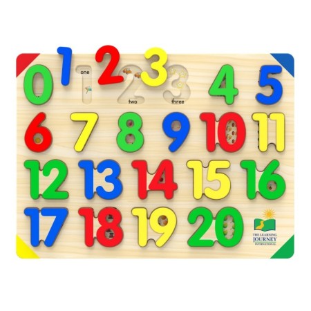 Puzzle - Sa Invatam Numerele 1-20 The Learning Journey - 1