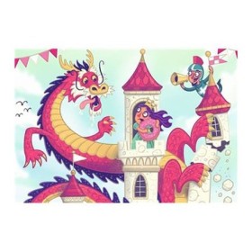 Puzzle Si Joc Dragon, 2X24 Piese Ravensburger - 1