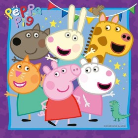 Puzzle Peppa Pig, 3X49 Piese Ravensburger - 1